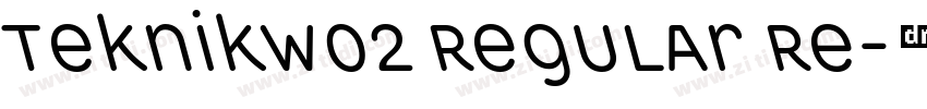 TeknikW02 Regular Re字体转换 TeknikW02 Regular Re字体转换